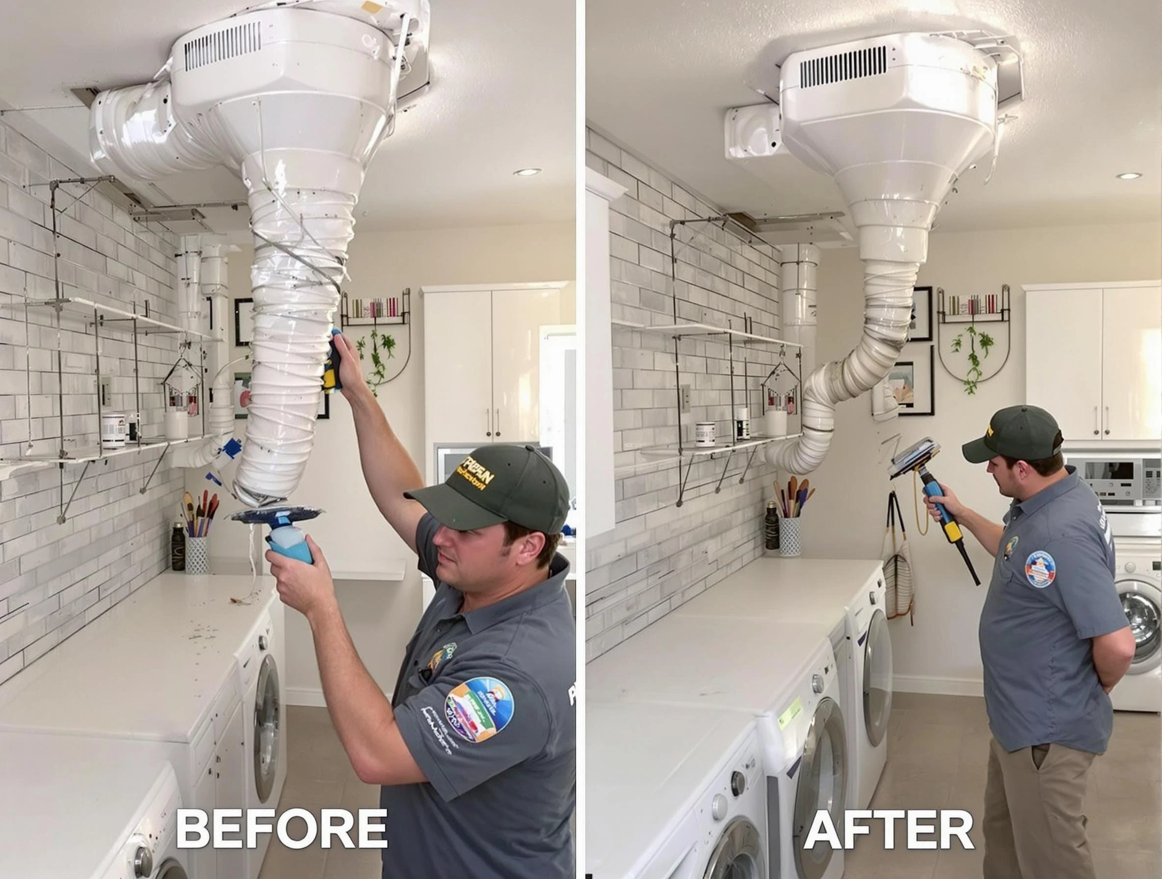Professional dryer exhaust vent cleaning by Innsbrook Dryer Vent Cleaning in Innsbrook