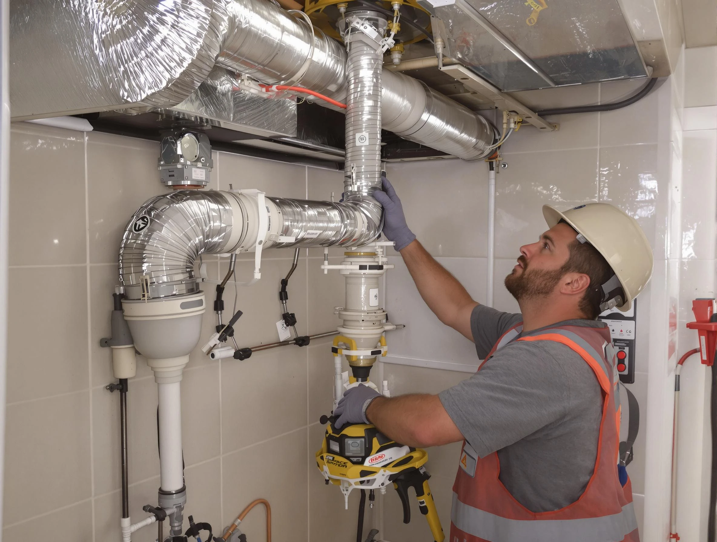 Innsbrook Dryer Vent Cleaning expert performing professional dryer vent repair and installation in Innsbrook