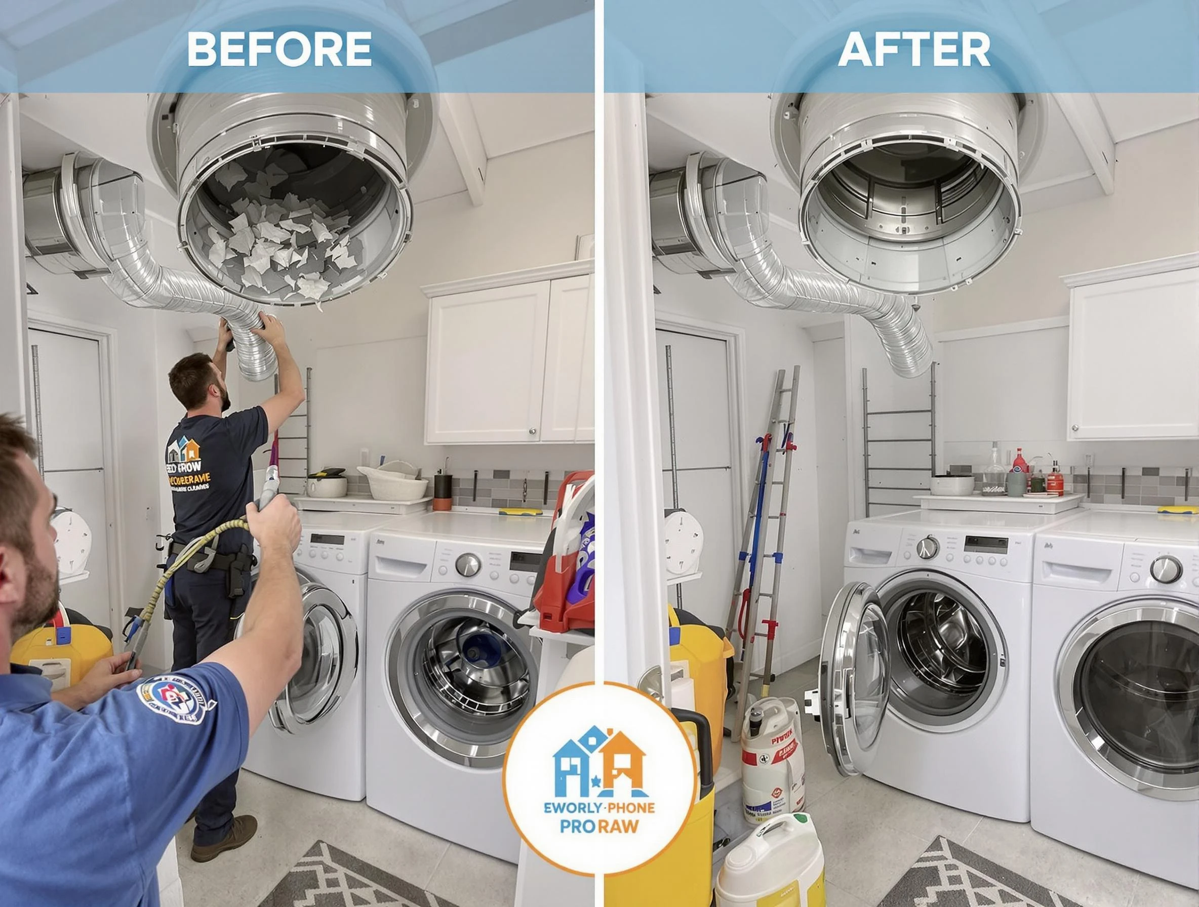 Residential dryer vent cleaning by Innsbrook Dryer Vent Cleaning in Innsbrook